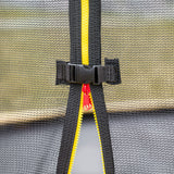 Trampolines & Accessories: Kahuna 12ft Trampoline Free Ladder Spring Mat Net Safety Pad Cover Round Enclosure - Rainbow