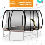 Trampolines & Accessories: Kahuna Replacement Trampoline Net for 8ft x 14ft Oval Trampoline