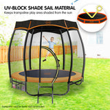 Trampolines & Accessories: Kahuna 8ft Removable Twister Trampoline Roof Shade Cover