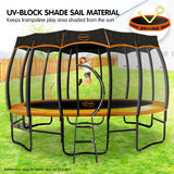 Trampolines & Accessories: Kahuna 14ft Removable Twister Trampoline Roof Shade Cover