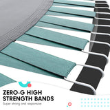 Trampolines & Accessories: Kahuna Twister 12ft Springless Trampoline Outdoor Mat Pad Net Ladder with Basketball Set