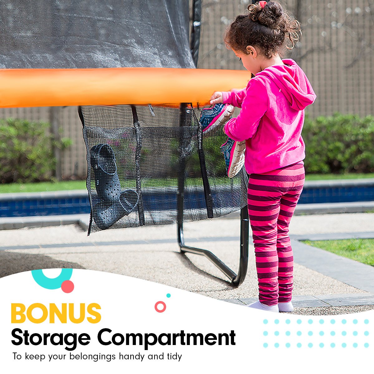 Trampolines & Accessories: Kahuna Twister 12ft Springless Trampoline Outdoor Mat Pad Net Ladder with Basketball Set