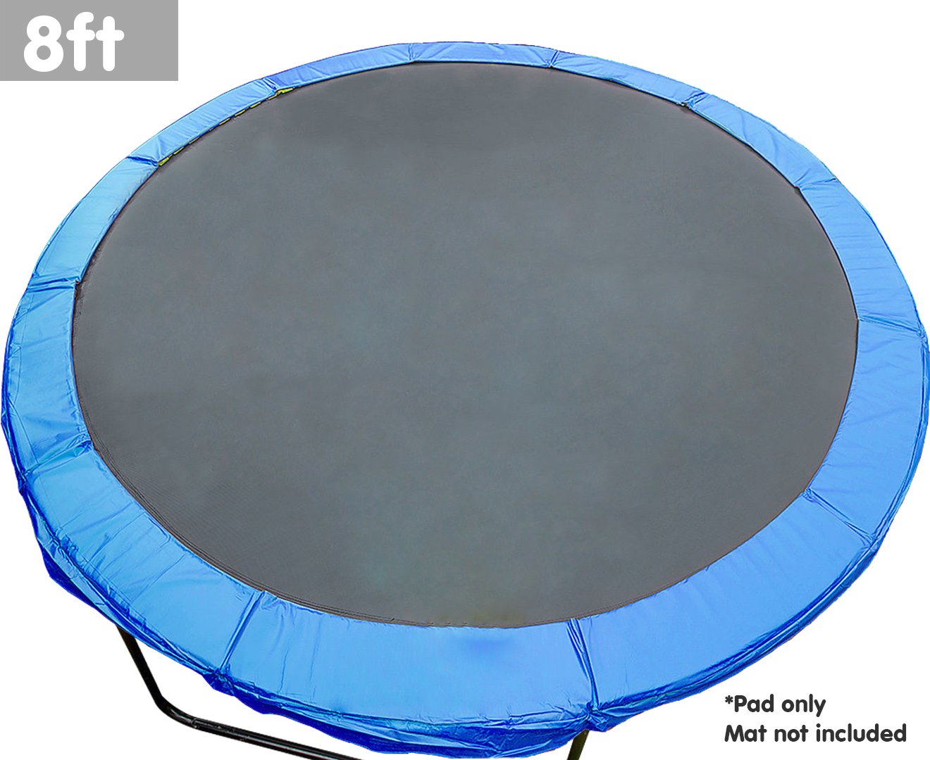 Trampolines & Accessories: Kahuna 8ft Replacement Reinforced Outdoor Round Trampoline Safety Spring Pad Cover (8 Feet)