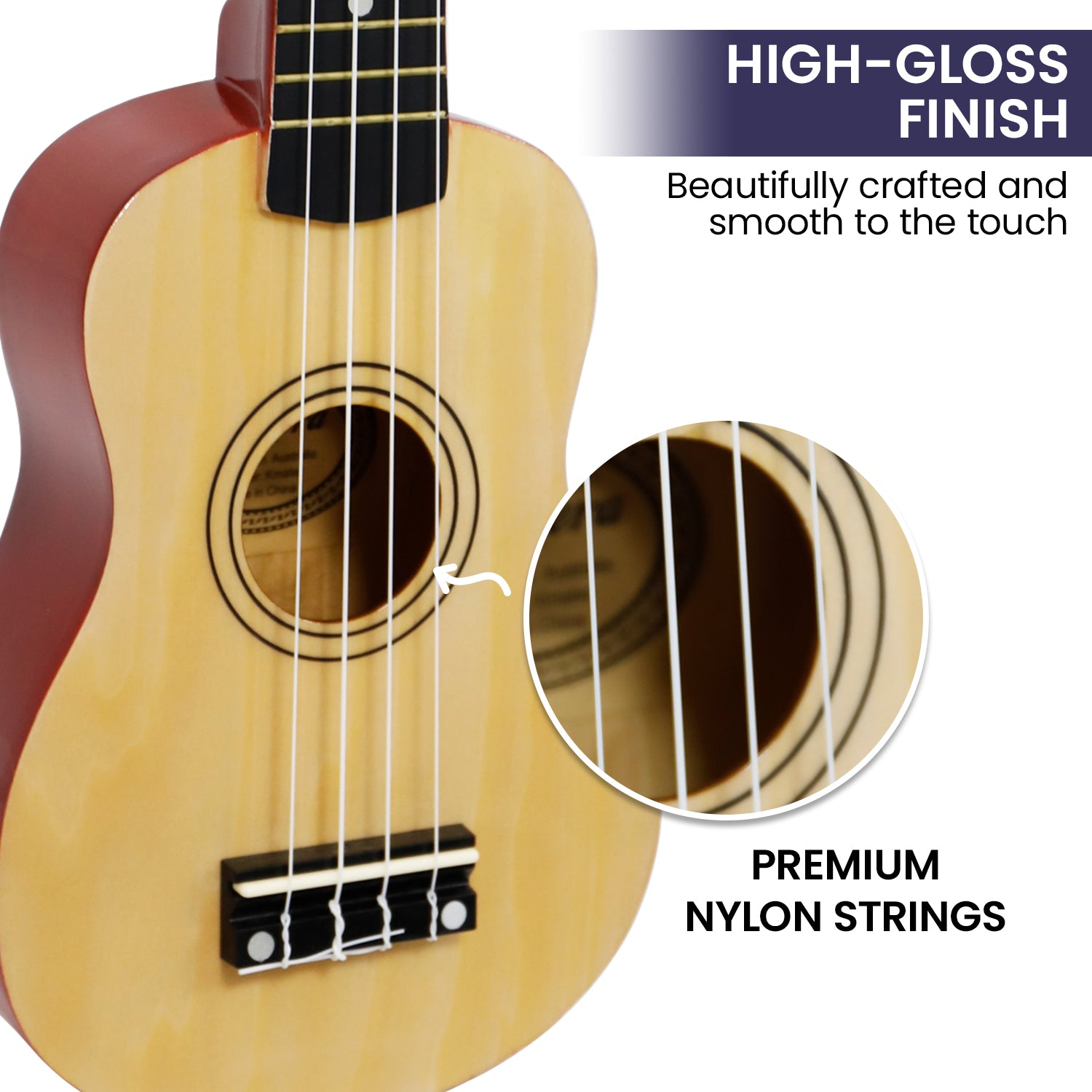 Wellness Accessories: Karrera 21in Ukulele - Natural