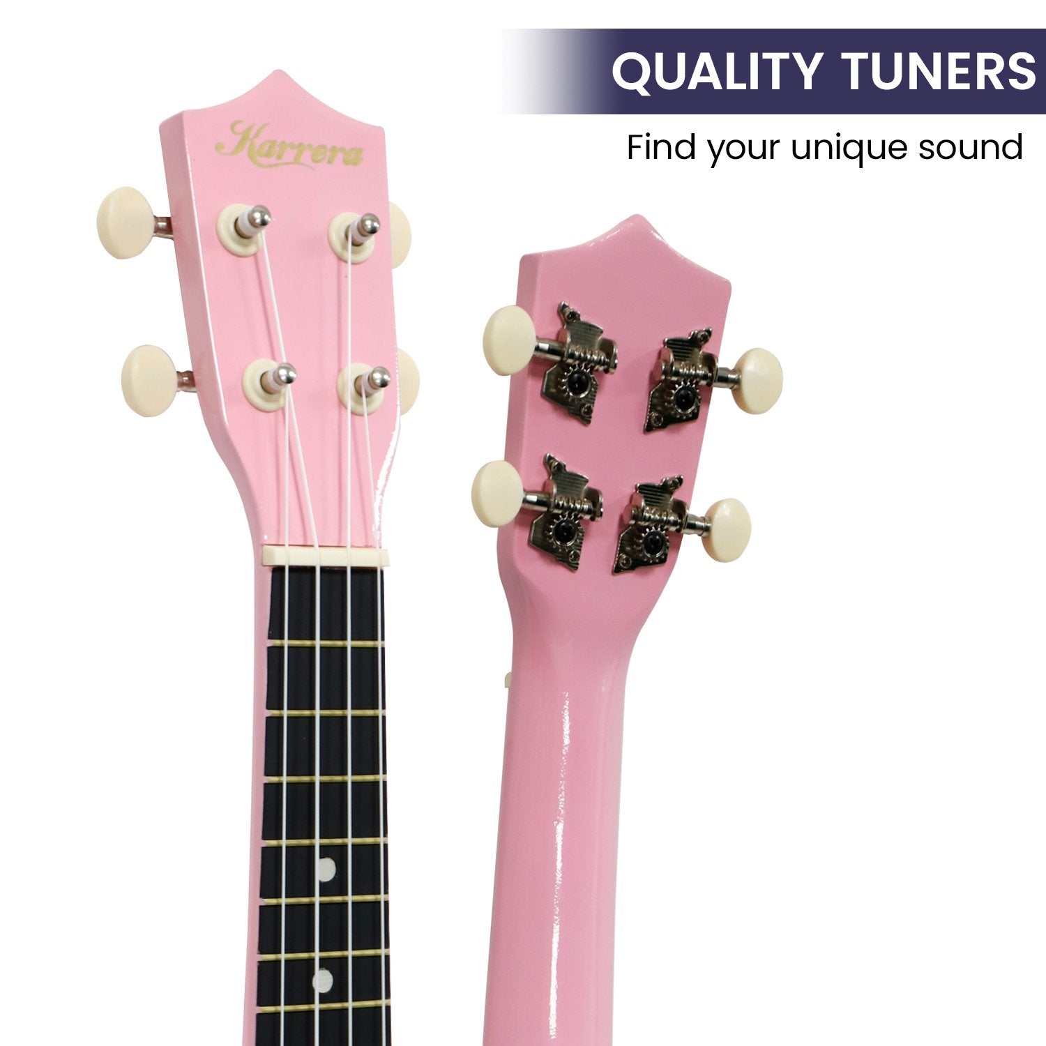 Guitars: Karrera 21in Ukulele - Pink