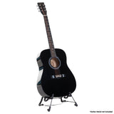 Guitars: Karrera 41in Acoustic Wooden Guitar with Bag - Black