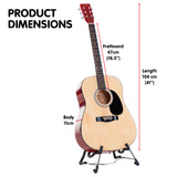 Guitars: Karrera 41in Acoustic Wooden Guitar String Music Instrument