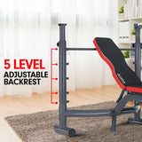 Exercise Benches: Powertrain Adjustable Weight Bench Home Gym Bench Press - 302