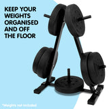 Weightlifting Machines & Racks: Powertrain Weight Plates Storage Home Gym Rack
