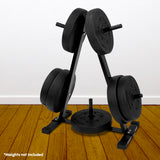 Weightlifting Machines & Racks: Powertrain Weight Plates Storage Home Gym Rack