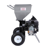 Gardening Tools: Ducar Wood Chipper Shredder Mulcher Garden 8hp Petrol Motor Upright Grinder - Silver