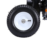 Gardening Tools: Ducar Wood Chipper Shredder Mulcher Garden 8hp Petrol Motor Upright Grinder - Silver