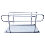 Automotive Loading Ramps: Kartrite 6ft Portable Aluminium Mobility Threshold Access Wheelchair Ramp w/ Handrails