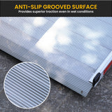 Automotive Loading Ramps: Kartrite 6ft Portable Aluminium Mobility Threshold Access Wheelchair Ramp w/ Handrails