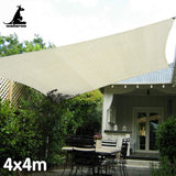 Umbrellas & Sunshades: Wallaroo Waterproof Outdoor Shade Sail Canopy Sun Cloth  Square 4x4M