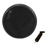 Gymnastics: Powertrain Yoga Stability Disc Home Gym Pilates Balance Trainer Black