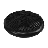 Gymnastics: Powertrain Yoga Stability Disc Home Gym Pilates Balance Trainer Black