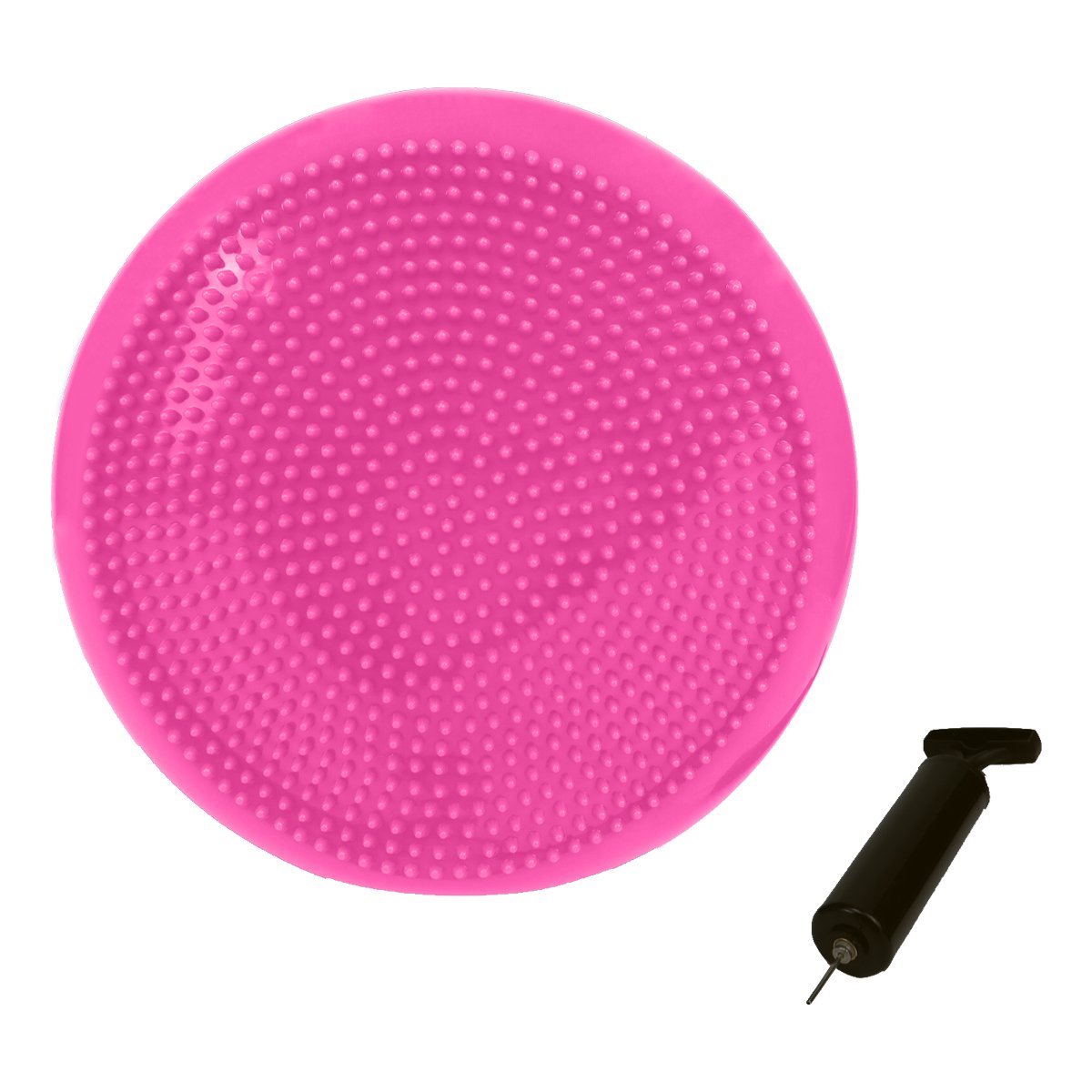 Exercise Bikes: Powertrain Yoga Stability Disc Home Gym Pilates Balance Trainer - Pink