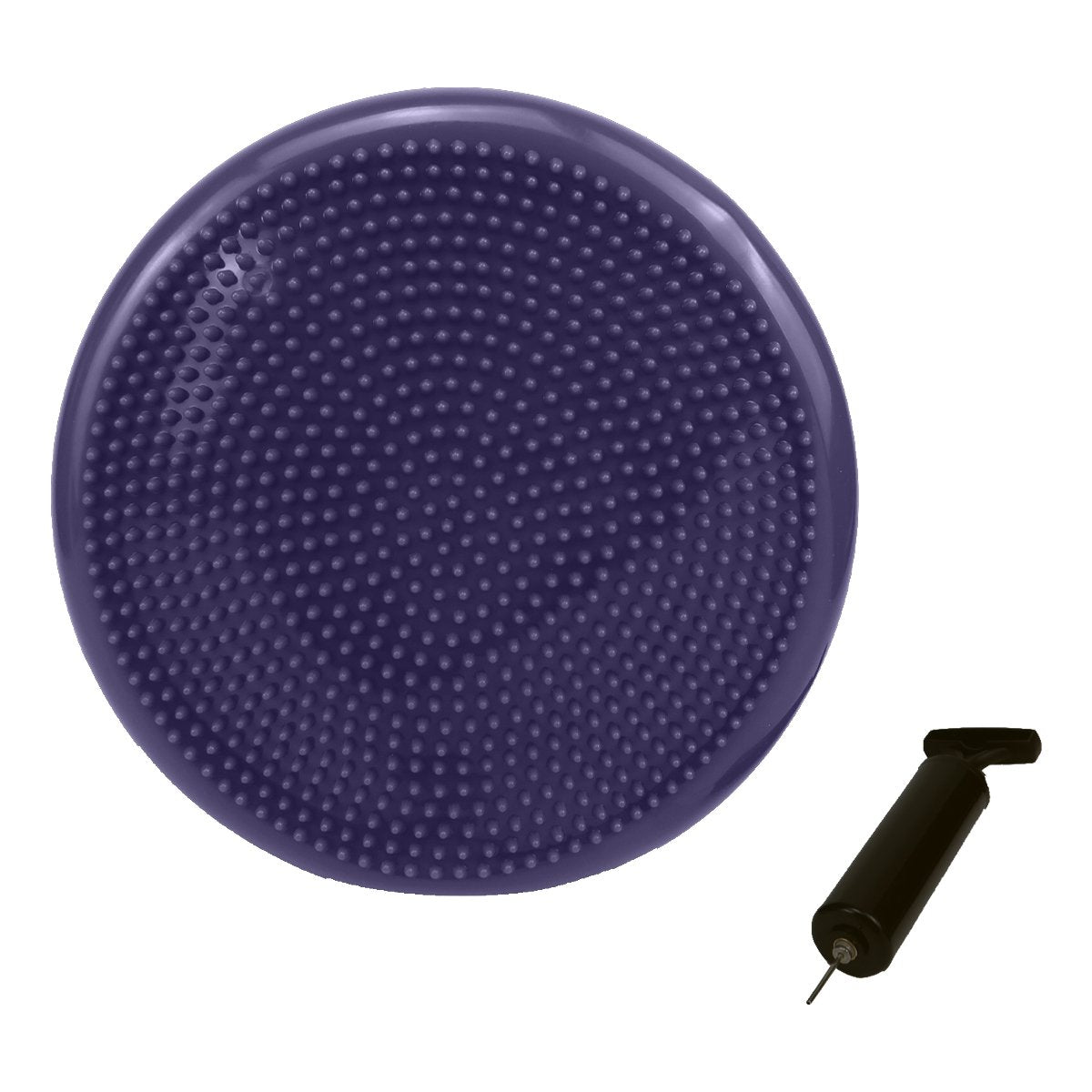 Massage Chairs: Powertrain Yoga Stability Disc w/ Pump Home Gym Pilate Balance Trainer - Purple