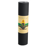 Yoga & Pilates: Powertrain Eco-friendly Dual Layer 6mm Yoga Mat | Midnight | Non-slip Surface And Carry Strap For Ultimate Comfort And Portability