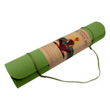 Yoga & Pilates: Powertrain Dual Layer 6mm Yoga Mat | Olive | Non-slip Surface And Carry Strap For Ultimate Comfort And Portability