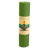 Yoga & Pilates: Powertrain Dual Layer 6mm Yoga Mat | Olive | Non-slip Surface And Carry Strap For Ultimate Comfort And Portability
