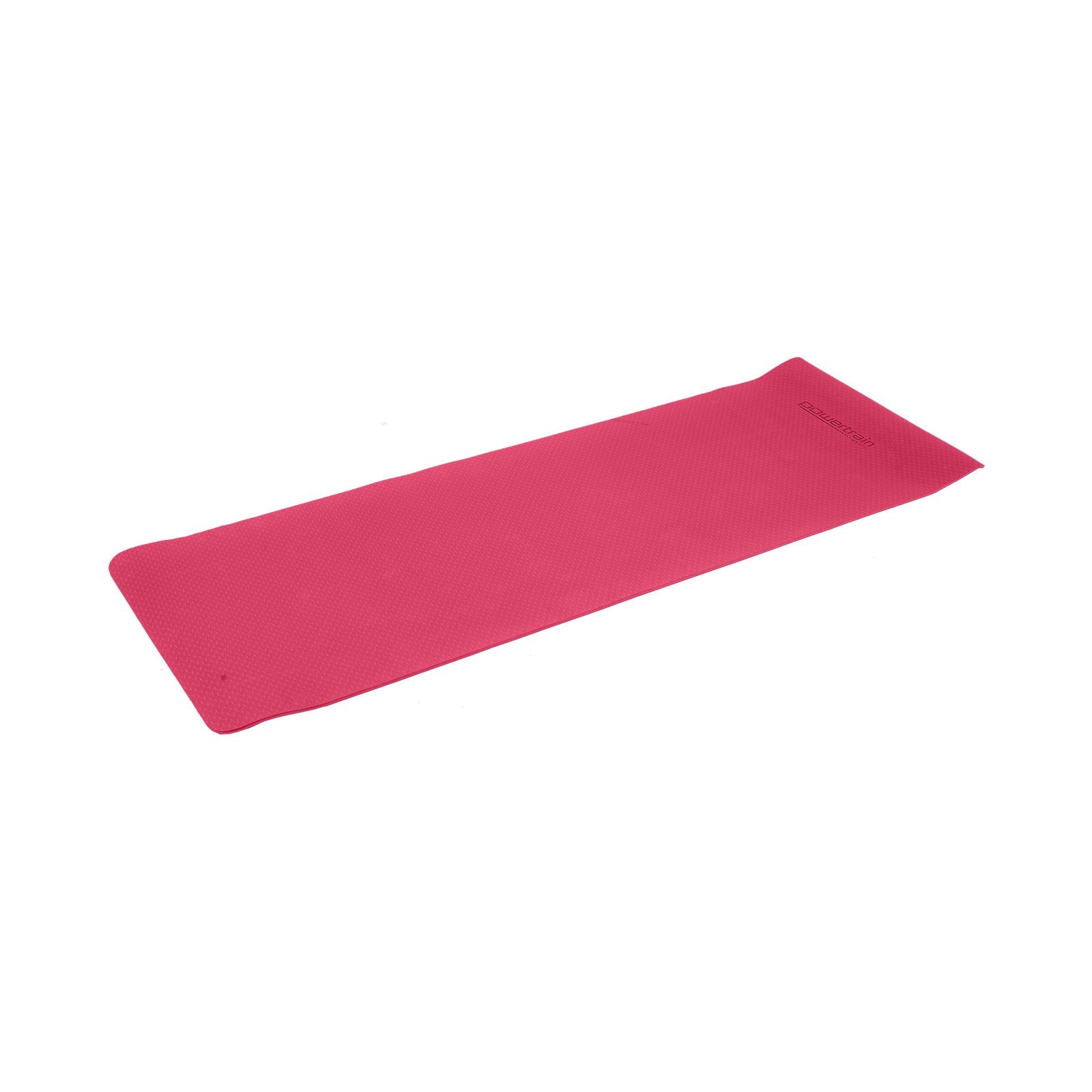 Powertrain Dual Layer 6mm Yoga Mat | Pink | Non-slip Surface And Carry Strap For Ultimate Comfort And Portability