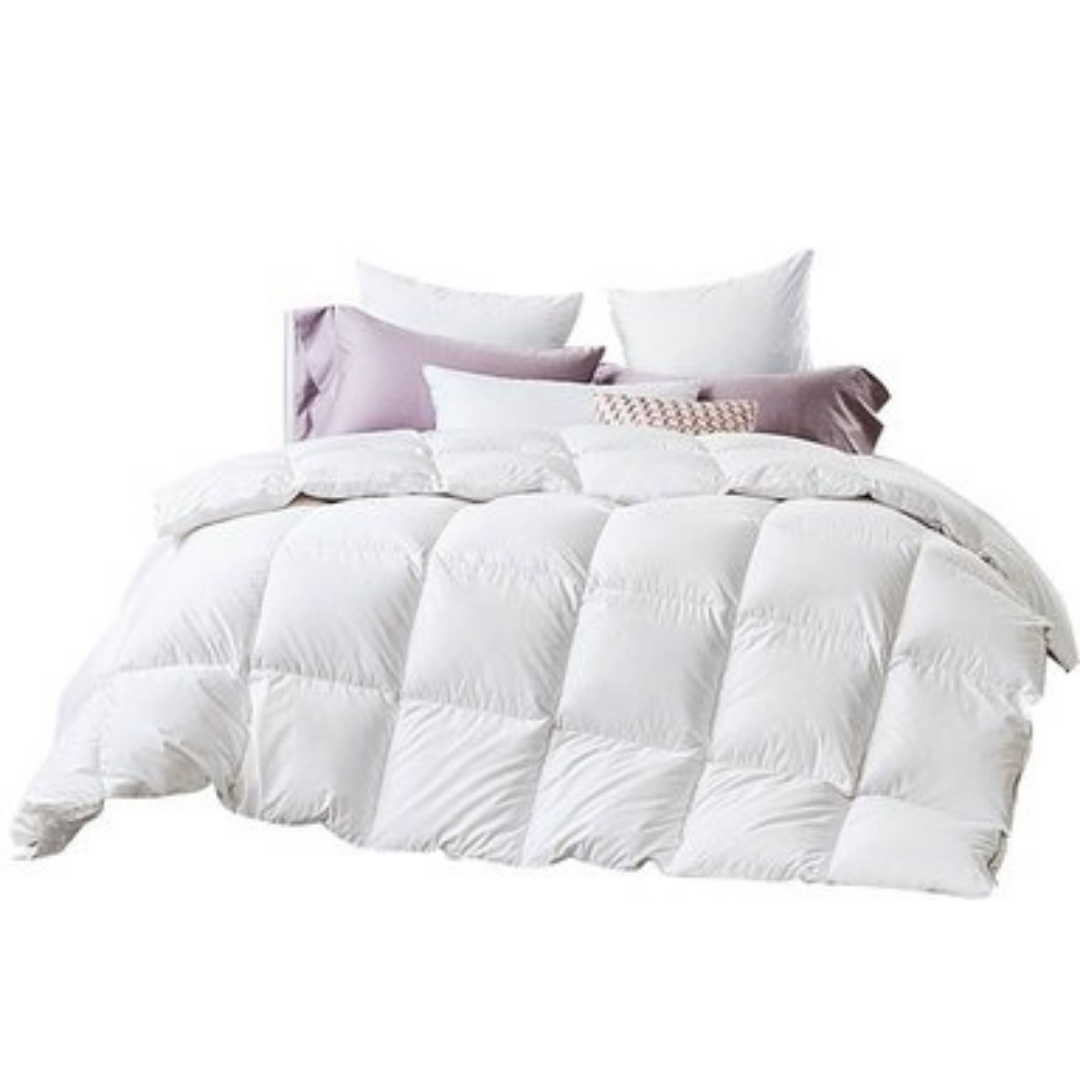 Quilts & Duvets: 80% Duck Down 20% Duck Feather Quilt - Queen