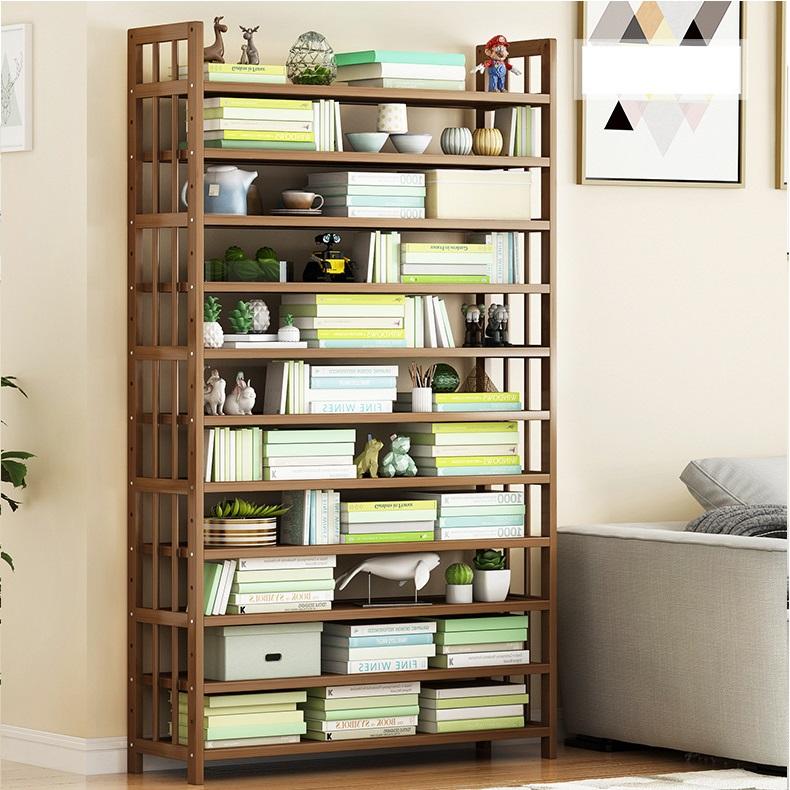 Shoe Storage: 10 Tier Tower Bamboo Wooden Shoe Rack Corner Shelf Stand Storage Organizer