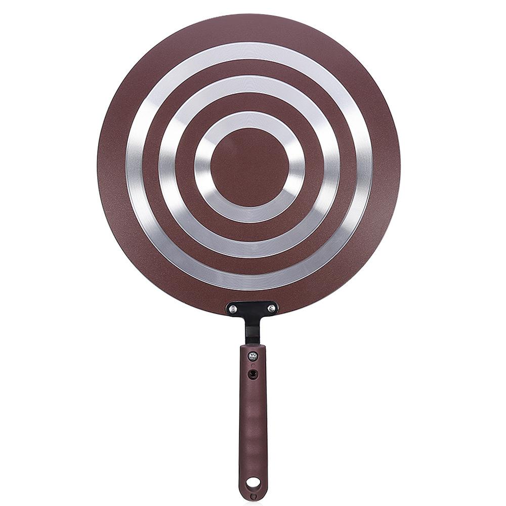 Skillets & Frying Pans: 32cm Nonstick Frying Indian Tava Dosa Chapati Pan Flat Skillet Griddle Pan