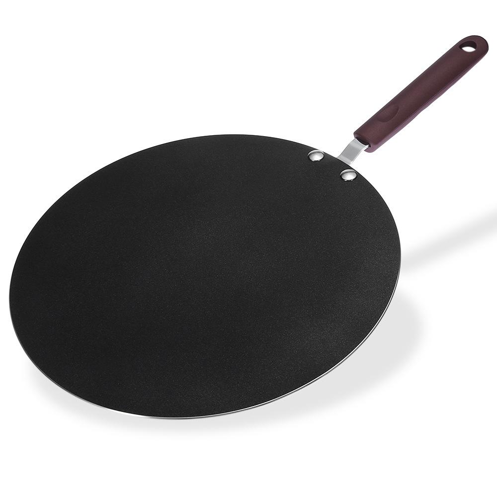 Skillets & Frying Pans: 32cm Nonstick Frying Indian Tava Dosa Chapati Pan Flat Skillet Griddle Pan