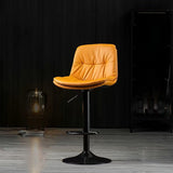 Table & Bar Stools: Bar Stools Kitchen Bar Stool Leather Barstools Swivel Gas Lift Counter Chairs x2 BS8406 Grey
