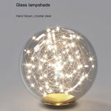 Ceiling Lights: Luxury Hand Blown Glass LED Pendant Light 100cm Adjustable 3 Color Dimmable Remote Control for Dining Bar Living Room
