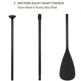 Boating Accessories: Alloy Adjustable 2-part SUP Paddle Stand Up Paddle Board Edge Guard 160-215cm Double