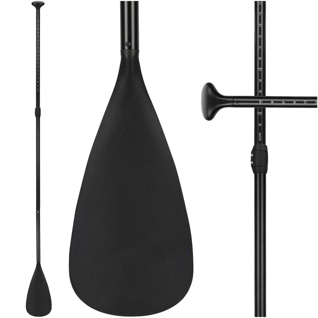 Boating Accessories: Alloy Adjustable 2-part SUP Paddle Stand Up Paddle Board Edge Guard 160-215cm Double