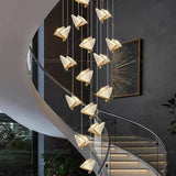 Ceiling Lights: BAMDECOR LED Modern Bedroom Bedside Creative Butterfly Hanging Chandelier Light Fixtures for Stairs Nordic Decoration (12Heads)