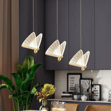 Ceiling Lights: BAMDECOR LED Modern Bedroom Bedside Creative Butterfly Hanging Chandelier Light Fixtures for Stairs Nordic Decoration