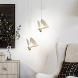Ceiling Lights: BAMDECOR LED Modern Bedroom Bedside Creative Butterfly Hanging Chandelier Light Fixtures for Stairs Nordic Decoration