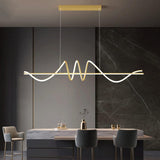 Ceiling Lights: BAMDECOR A202 Modern LED Linear Pendant Lights with Dimmable LED  160cm