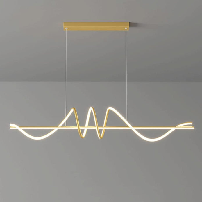 Ceiling Lights: BAMDECOR A202 Modern LED Linear Pendant Lights with Dimmable LED  160cm