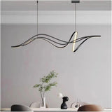 Ceiling Lights: BAMDECOR A203 1.6m Modern minimalist pendant lights for home decoration ceiling pendant light