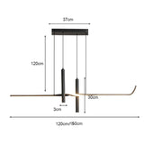 Ceiling Lights: BAMDECOR A206 Modern Black Scandinavian Pendant Light Table Dining Room Living Room Pendant Lighting 1.5 Meters