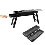 BBQ Tools: Foldable Portable BBQ Charcoal Grill Barbecue Camping Hibachi Picnic small