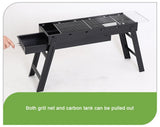 BBQ Tools: Foldable Portable BBQ Charcoal Grill Barbecue Camping Hibachi Picnic small