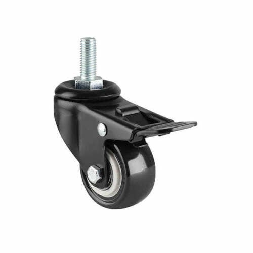 Desks: Lockable Desk Casters Single Motor Standing Desk Wheels