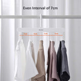 Clothing & Wardrobe Storage: Magic Hanger Space Saving Multifunctional Clothes Coat Hanger Dryer Laundry Drying Rack Airer Clothes Horse Grey
