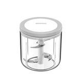 Food Mixers & Blenders: Ecoco Easy Chopper Mincer Mixer Slicer Dicer Blender Cutter Shredder For Onion Garlic Grey 1000 Grey
