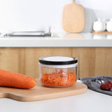 Food Mixers & Blenders: Ecoco 3 Sizes Cutter Set Easy Chopper Mincer Mixer Slicer Dicer Blender Shredder For Onion Garlic Black