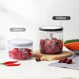 Food Mixers & Blenders: Ecoco 3 Sizes Cutter Set Easy Chopper Mincer Mixer Slicer Dicer Blender Shredder For Onion Garlic Black