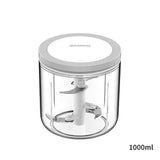Food Mixers & Blenders: Ecoco 3 Sizes Cutter Set Easy Chopper Mincer Mixer Slicer Dicer Blender Shredder For Onion Garlic Black